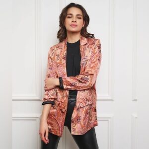 EsQualo Ebba Expression Print Blazer